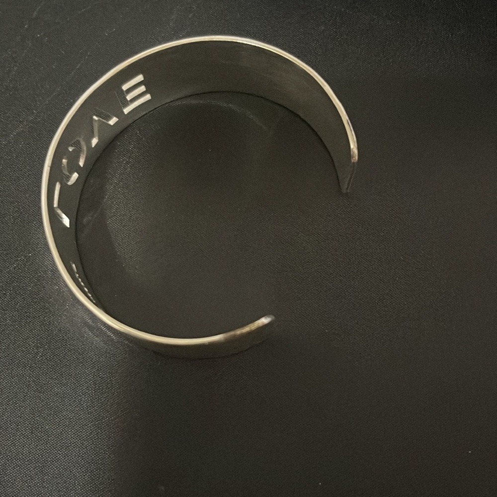 Rustic Cuff Silver cuff - Picture 5 of 7